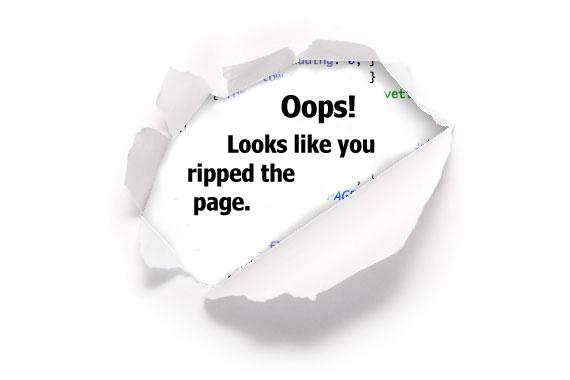 Oops Page
